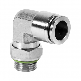 QS-AL-06-G18 Фитинг угловой, 6мм x G 1/8 (наруж.резьба)