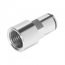SPCF08-01S1G Штуцер прямой нерж внутренняя G1/8 8мм